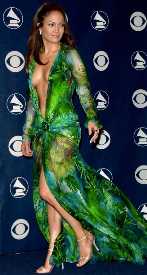 green versace dress of jennifer lopez|jennifer lopez green dress grammy.